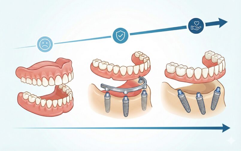 All-on-4 Vs. Removable Denture